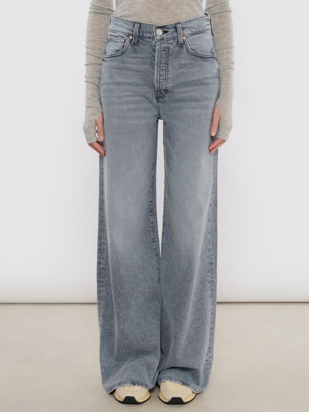 Mother Jeans The Ditcher Roller Sneak in Drawing A Blank